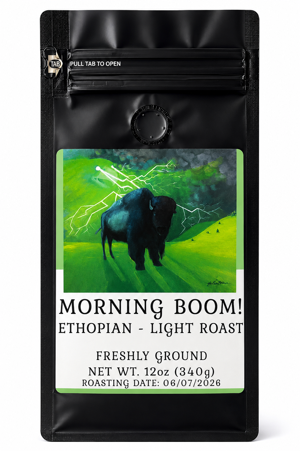 YUM PIG Coffee - Artist Series - Brave Morning BOOM!