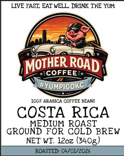 YUM PIG Coffee - MOTHER ROAD Serice - COLD Brew