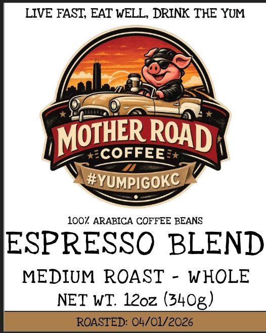 YUM PIG Coffee - MOTHER ROAD Series - Espresso Blend