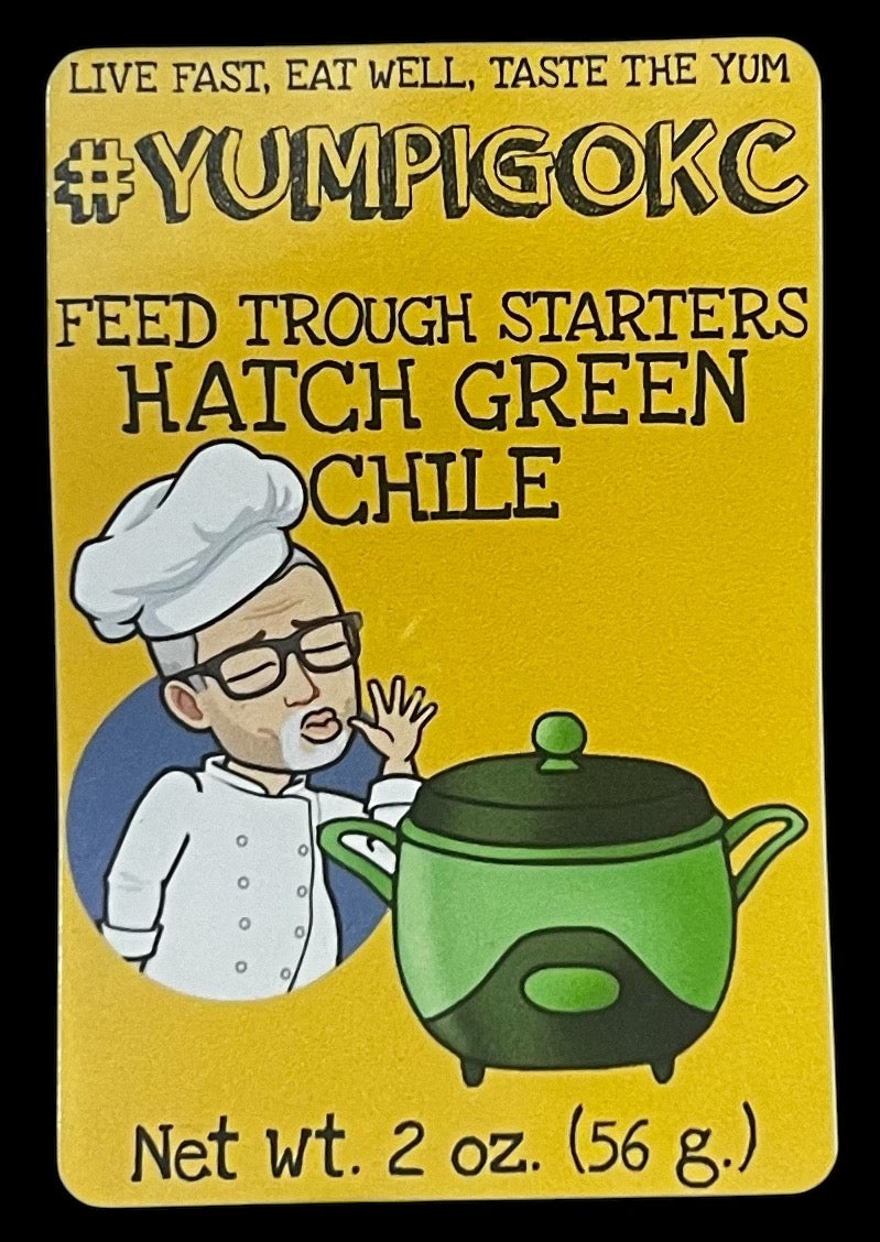 FEED TROUGH STARTERS RECIPE GUIDE  - HATCH GREEN CHILI